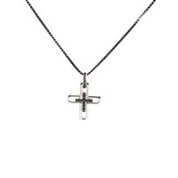 Collier Recarlo Homme in Or Diamante Black 0.13 Ct 14055054 - 14055054